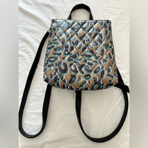 Ted Baker London - Quilted Leopard Animal print backpack - Picture 5 of 7